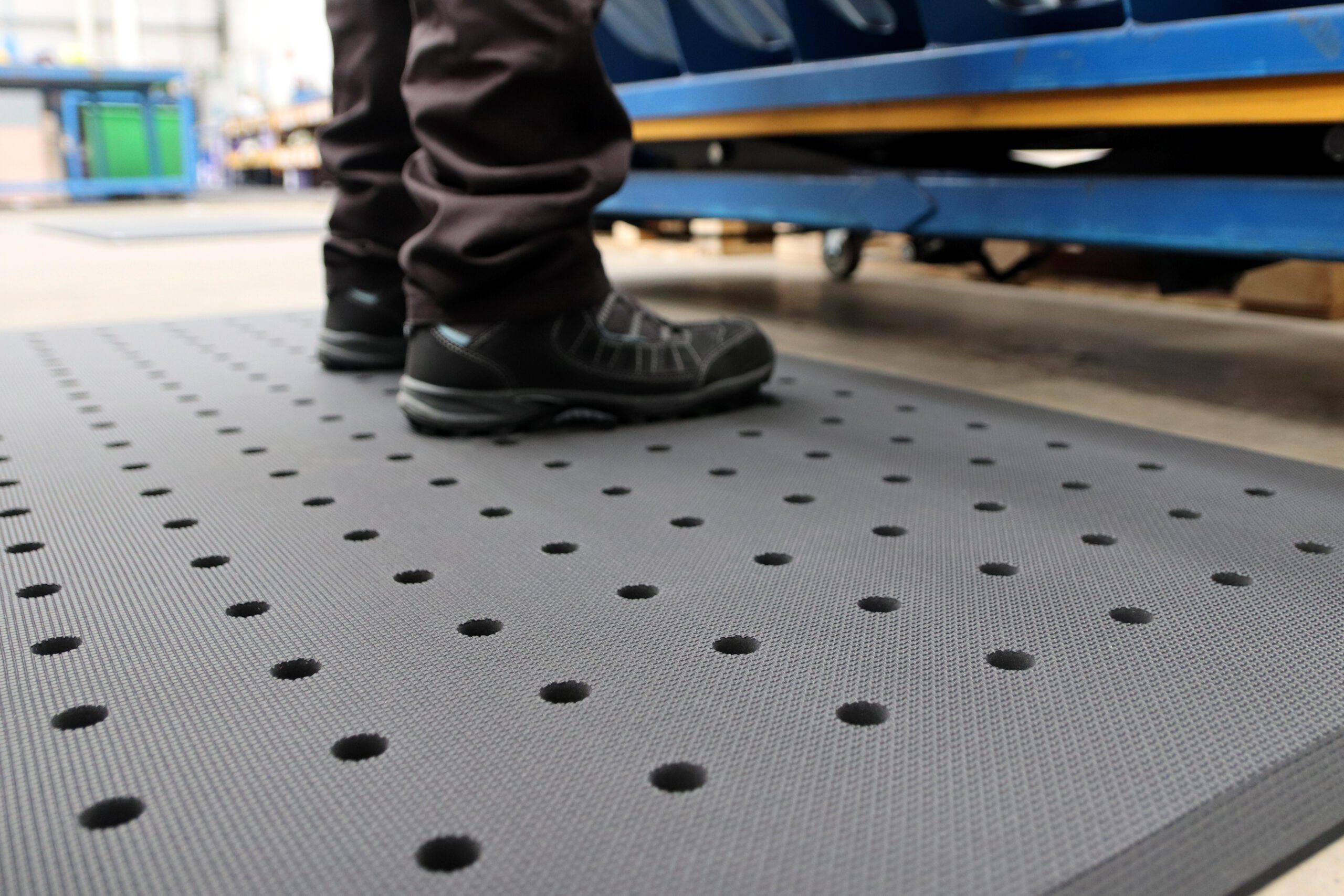 Coba Europe Hygimat Hygienic Anti Fatigue Mat Solid With Holes