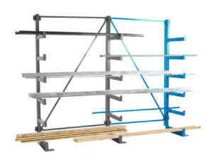 Single Sided Extra Bay for Cantilever Racking