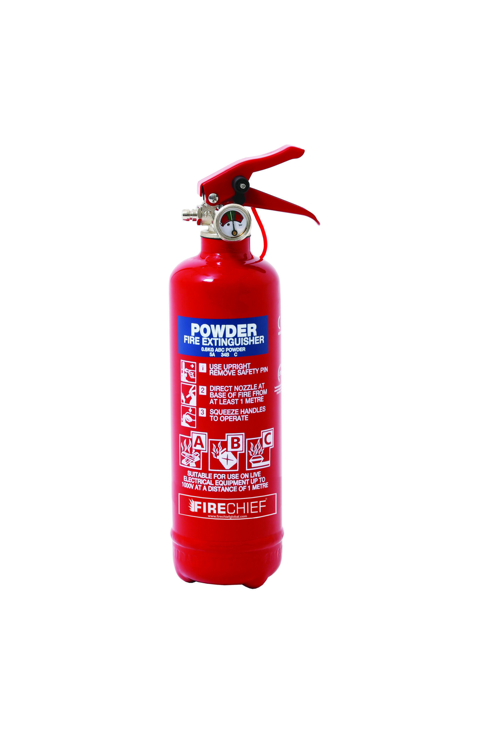 Fire Depot 100 1051 Firechief 600g Abc Powder Extinguisher With Wire Bracket Fmp600 Aldea Group 