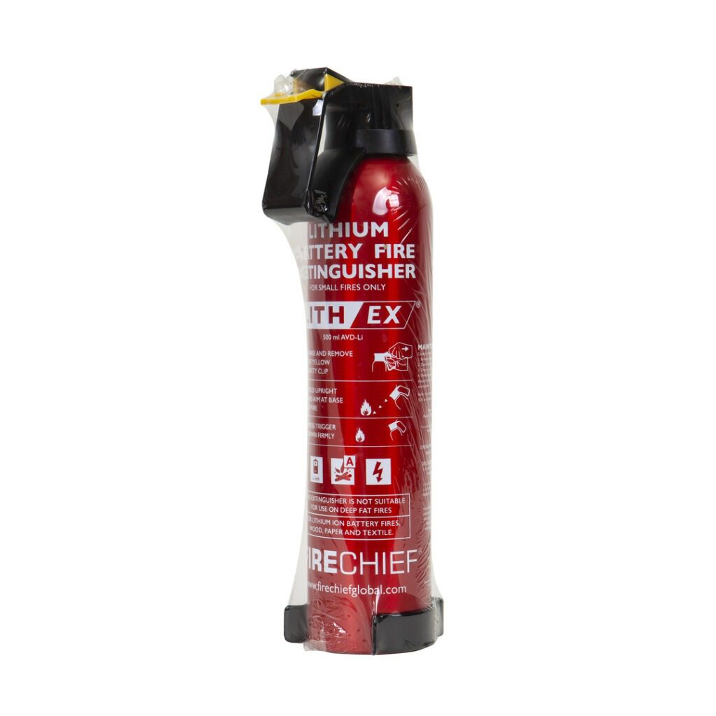 FireChief Lith-Ex Lithium Battery Fire Extinguishers From 500ml To 9 ...