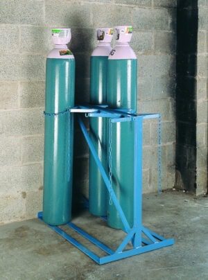 Double Sided Cylinder Storage Stand