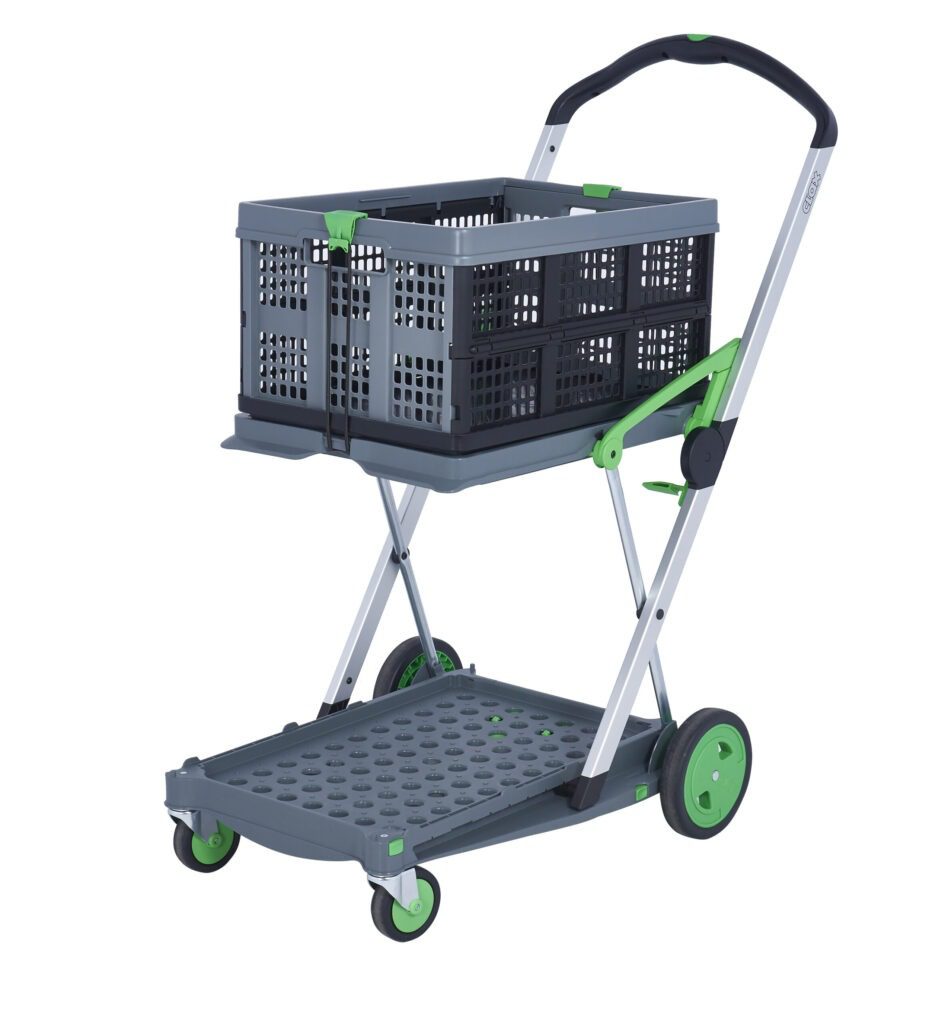 GPC GC051Y Clever Folding Trolley With Folding Box | Aldea Group