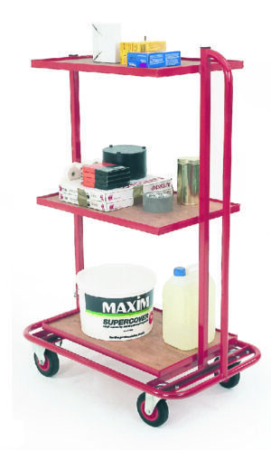 Three Tier Fixed Order Picking Trolley