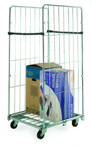 Two Sided Demountable Roll Containers with Straps