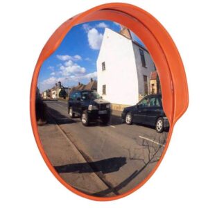 Convex Traffic Mirrors with Hood