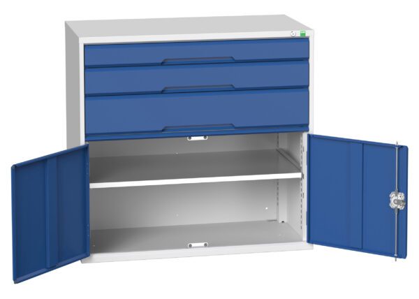 3 Drawer and Cupboard Combination