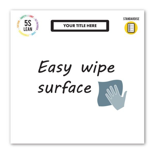 Magnetic Dry Wipe Notice Board