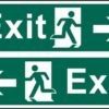 Evacuation Safety Signs
