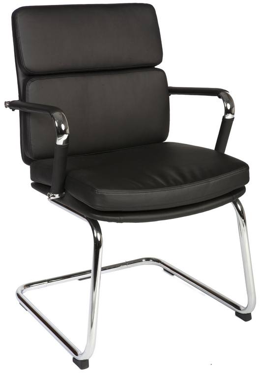 Deco Visitor Faux Leather Retro Chair
