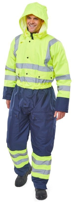Hi Visibility Thermal Waterproof Coverall