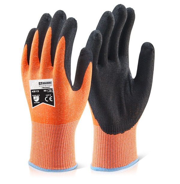 Micro Foam Nitrile Amber Cut Gloves