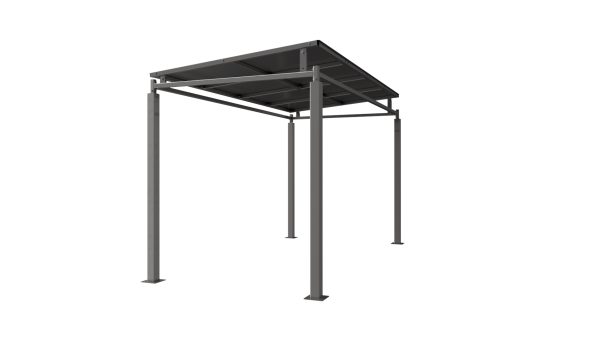 Bedford Cycle Shelter with Galvanised Roof 1-5m