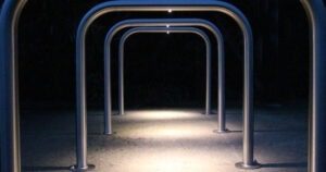 Illuminated Sheffield Cycle Stand