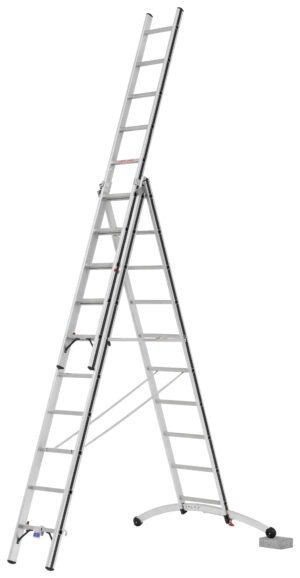 3 Part Combination Ladders with Smart Base