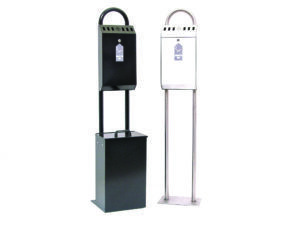 Stand Mounted Cigarette Bins