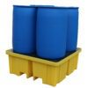 4 Drum Spill Pallet with Extra Capacity