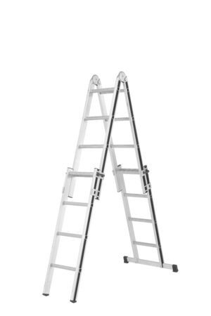 Black Line Telescopic Combination Ladder