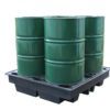 Low Profile Recycled 4 Drum Spill Pallet