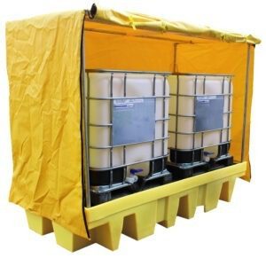 Covered Double IBC Spill Pallet