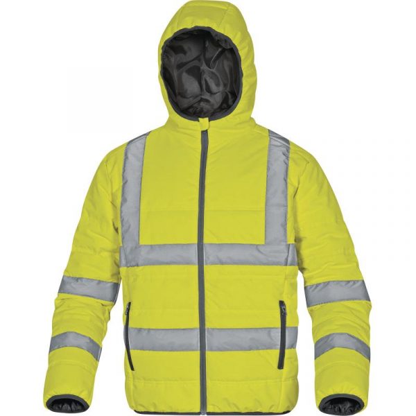 Delta Plus Quilted High Visibility Down Jacket