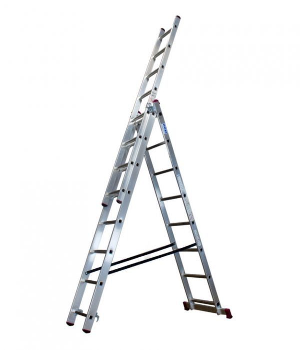 Combination Ladder with Stairway Function