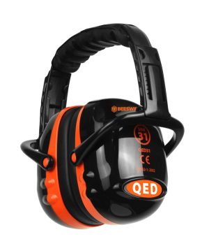 QED31 Ear Defender - Black/Orange
