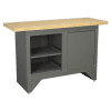 Heavy-Duty Workbench with Cupboard
