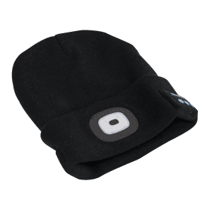 4 SMD LED USB Rechargeable Beanie Hat