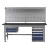 Industrial Workstation and Cabinet Combo