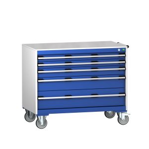 Bott Cubio 5 Drawer Mobile Cabinet with Multiplex Top - 1050 x 650 x 885mm - 40402163