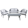 Garden Sofa Arm Chair and Coffee Table Set