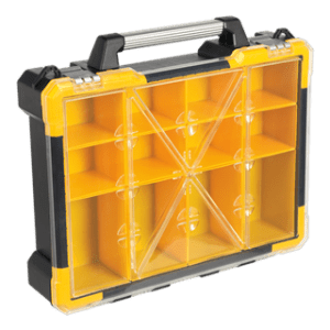 Parts Storage Case with 12 Removable Compartments