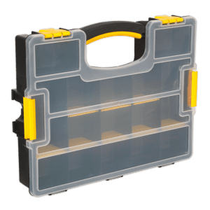 Stackable Parts Storage Case with Removable Compartments
