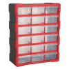 Red/Black Cabinet Box Drawers