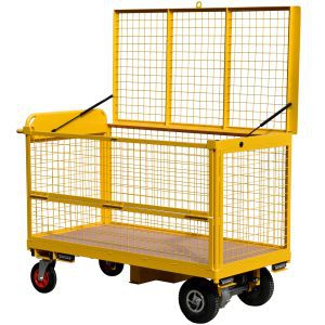 NEW Electric Security Cage Trolley