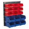 15 Bin Wall Mounting Storage System