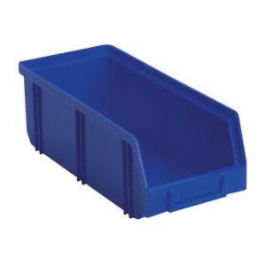 Blue Deep Plastic Storage Bins
