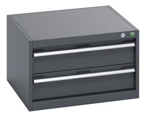 Bott Cubio SL-664-2.1 Drawer Cabinet with 2 Drawers, WxDxH: 650x650x400mm