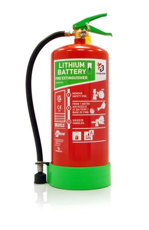 JacTone 9 Litre Lithium-Ion Battery Fire Extinguisher EGS9