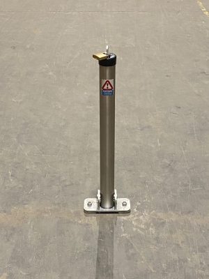 Autopa TopLok Parking Post - Foldable Bollard - Galvanised, Galv with Powder Coated or Stainless Steel