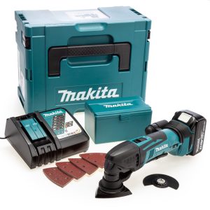 Makita DTM50RF1J1 18V LXT Multi Tool (1 x 3.0Ah Battery) with 22 Accessories