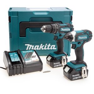 Makita DLX2131TJ 18V LXT Combi Drill & Impact Driver Twin Pack (2 x 5.0AH Batteries)